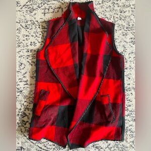 Flannel vest brand new
